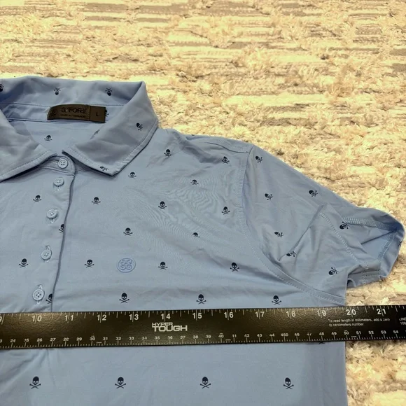 G/FORE Skull & T’s Killer Polo Women’s Large Performance Stretch Wicking Golf - Picture 13 of 13